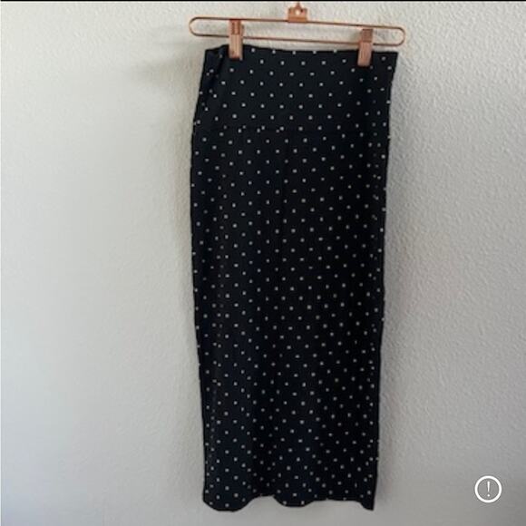 Fighting Eel Dresses & Skirts - Fighting Eel Black Bodycon Skirt with Polka Dots XS